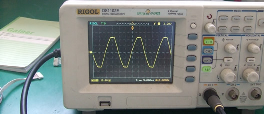 ultrasonic waveform
